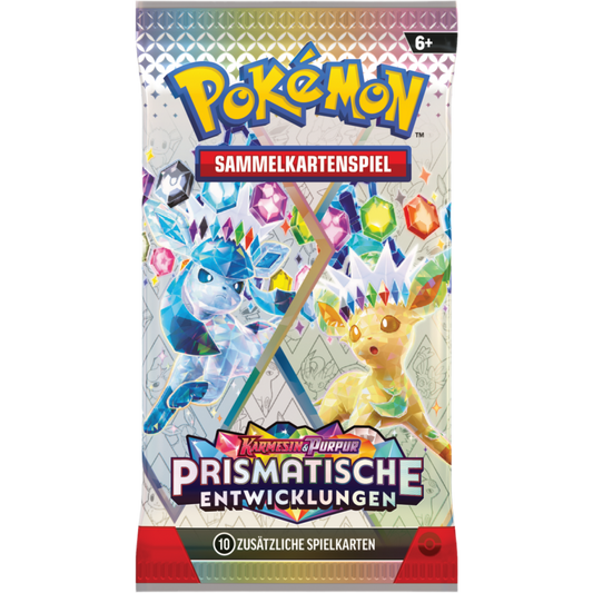 Pokemon TCG Prismatische Entwicklung - Booster Deutsch