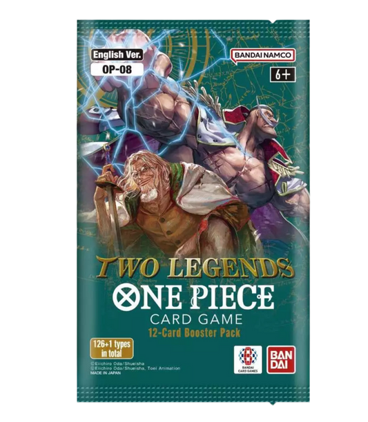 10x One Piece Card Game Two Legends [OP-08] Booster - English