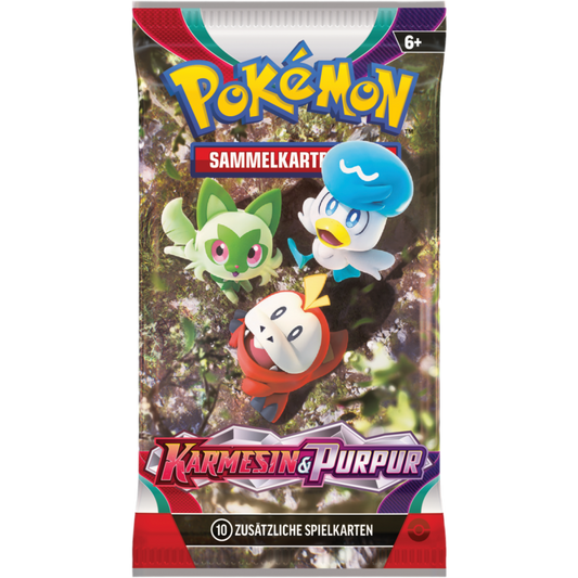Pokemon TCG Karmesin & Purpur - Booster Deutsch